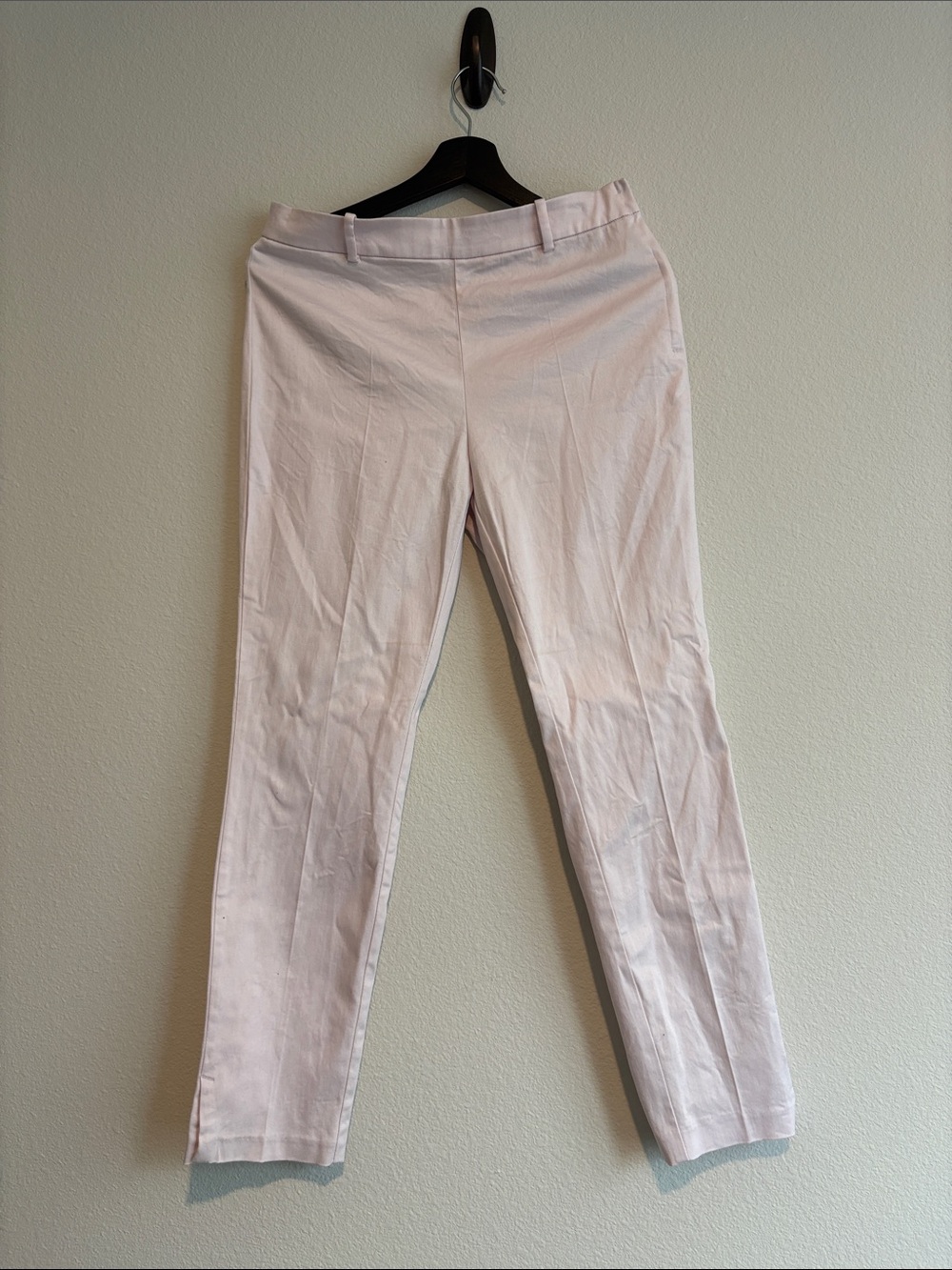 H&M Women's Pale Pink Slim Chinos